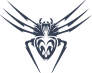 Fuzzy Tribal Spider Sticker