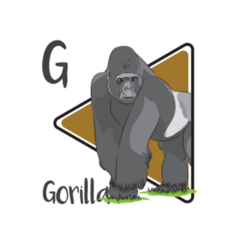 G For Gorilla Sticker