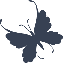 Gaceful Butterfly Sticker