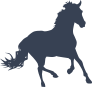 Galoping Horse Sticker