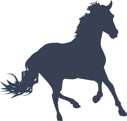 Galoping Horse Sticker