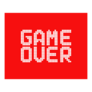 GAME OVER Pixel Art Sticker