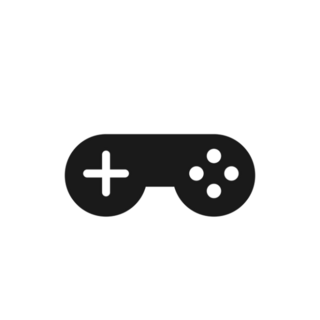 Gamepad Silhouette Transfer Sticker