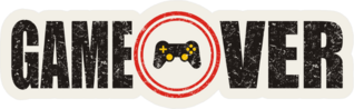 Gamer Over Sticker