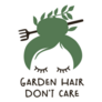 Garden Hair Dont Care Illustration Sticker