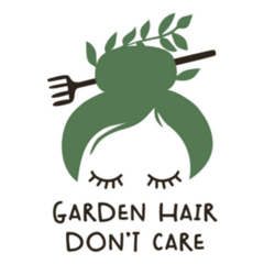 Garden Hair Dont Care Illustration Sticker