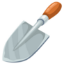 Garden Shovel Icon Sticker