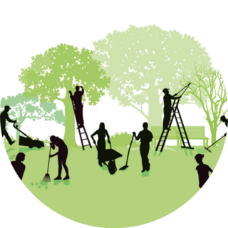 Gardening Concept Sticker