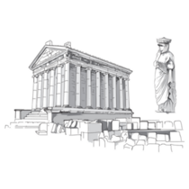 Garni Temple Armenia Sticker