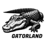 Gatorland Lettering Sticker