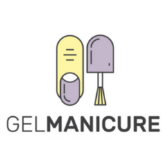 Gel Manicure Logo Sticker