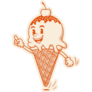 Gelato Character-Ice Cream Point Sticker