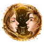 Gemini Artistic Drawn Image Sticker