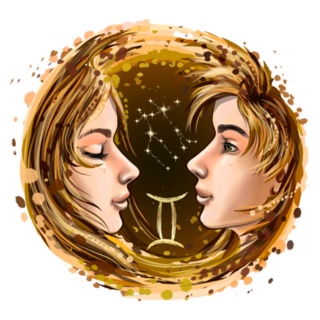 Gemini Artistic Drawn Image Sticker