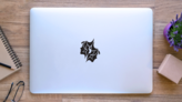 Gemini Zodiac Sign Twins Sticker on a Laptop (New) example