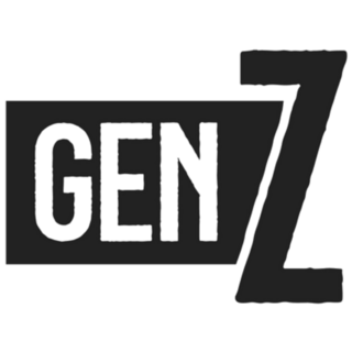 Gen Z, 2000s Kid Lettering Sticker