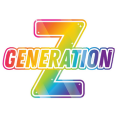Generation Z, 2000s Kid Rainbow Lettering Sticker