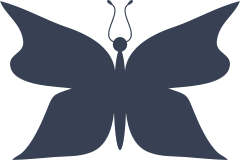 Gentle Butterfly Sticker