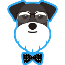 Gentlemen Schnauzer Sticker