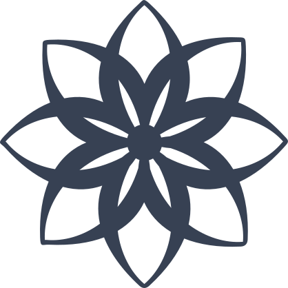 Geometric Daffodil Flower Sticker