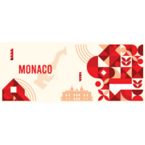 Geometric Monaco Sticker