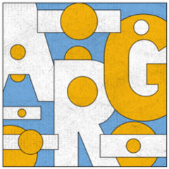 Geometric Shapes The Flag Of Argentina Sticker