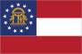 Georgia Ga State Flag Sticker