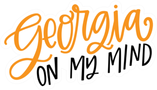 Georgia On My Mind Sticker