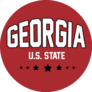 Georgia U.S. State Sticker