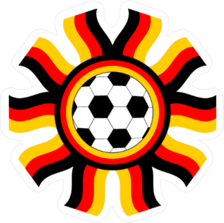 German Flag Soccer Sticker