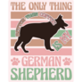 German Shepherd Coffee Sticker