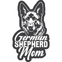German Shepherd Mom Sticker
