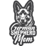 German Shepherd Mom Sticker
