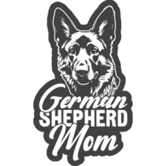 German Shepherd Mom Sticker