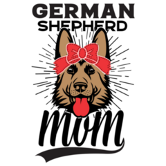 German Shepherd Mom Sticker