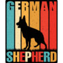  German Shepherd Retro Sticker