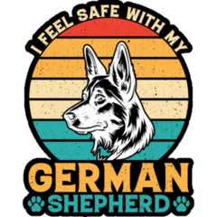  German Shepherd Safe Sticker