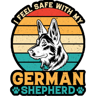  German Shepherd Safe Sticker
