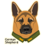 German Shepherd Title Sticker