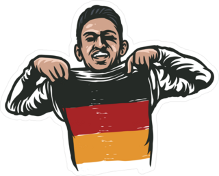 German World Cup Football Soccer Player Sticker