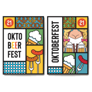 Germany Banner Oktoberfest Festival Sticker