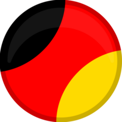Germany Campaign Button Circle Sticker