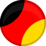 Germany Campaign Button Circle Sticker