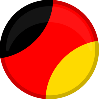 Germany Campaign Button Circle Sticker