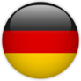 Germany Flag Glossy Button Sticker
