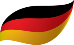 Germany Flag Swoosh Sticker