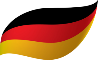 Germany Flag Swoosh Sticker