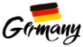 Germany Ink Calligraphy Sticker