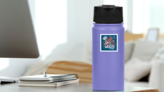 Get Back to Work Sticker on a Water Bottle (New) example