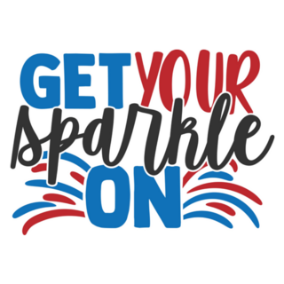 Get Your Sparkle On - 4th Of July Sticker